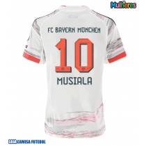 Camisa de Futebol Bayern Munich Jamal Musiala #10 Equipamento Secundário Mulheres 2025-26 Manga Curta